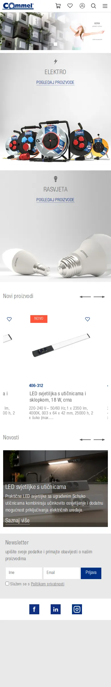 commel.hr na mobitelu